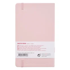 Art Creation Skissebok m/strikk 140g 13x21cm – Rosa