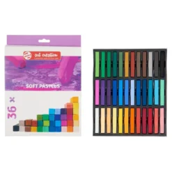 Art Creation Soft Pastels – Sett med 36 farger