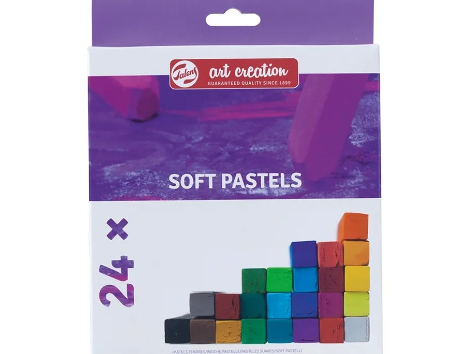 Art Creation Soft Pastels – Sett med 24 farger