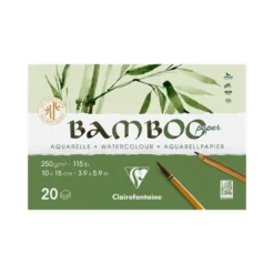 Bamboo Aquarelle Akvarellblokk – 20ark 250g – 10x15cm