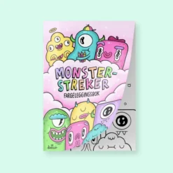 Barnslig Monsterstreker Fargeleggingsbok