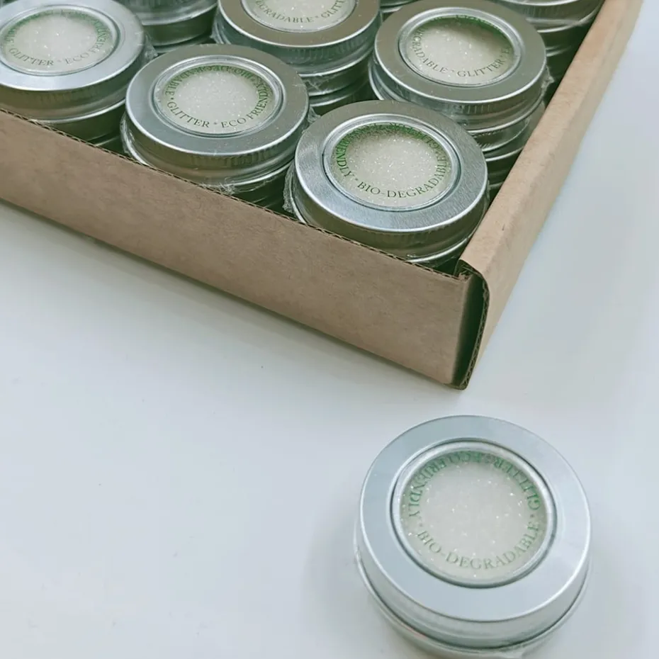 Bio Glitter 8g – Hvit