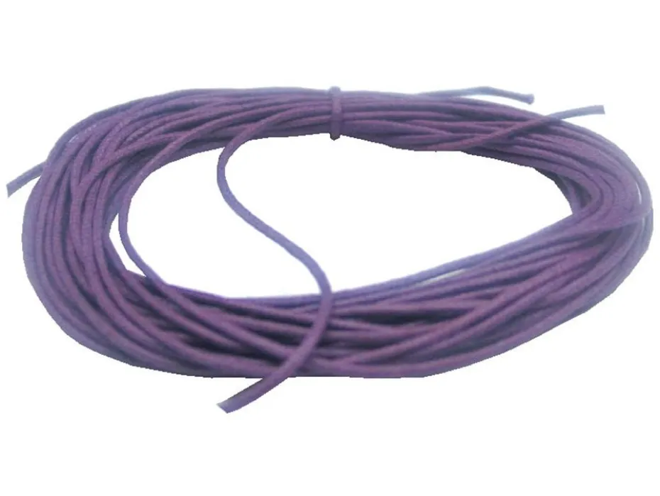 Bomullssnor 0,5mm – Lilla – 5m