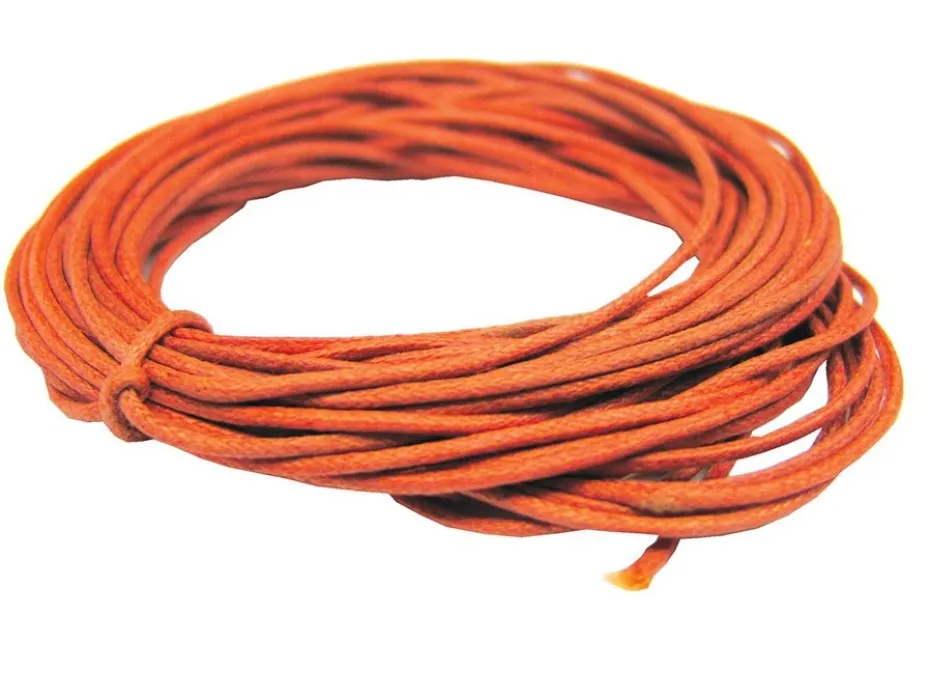 Bomullssnor 0,5mm – Orange – 5m