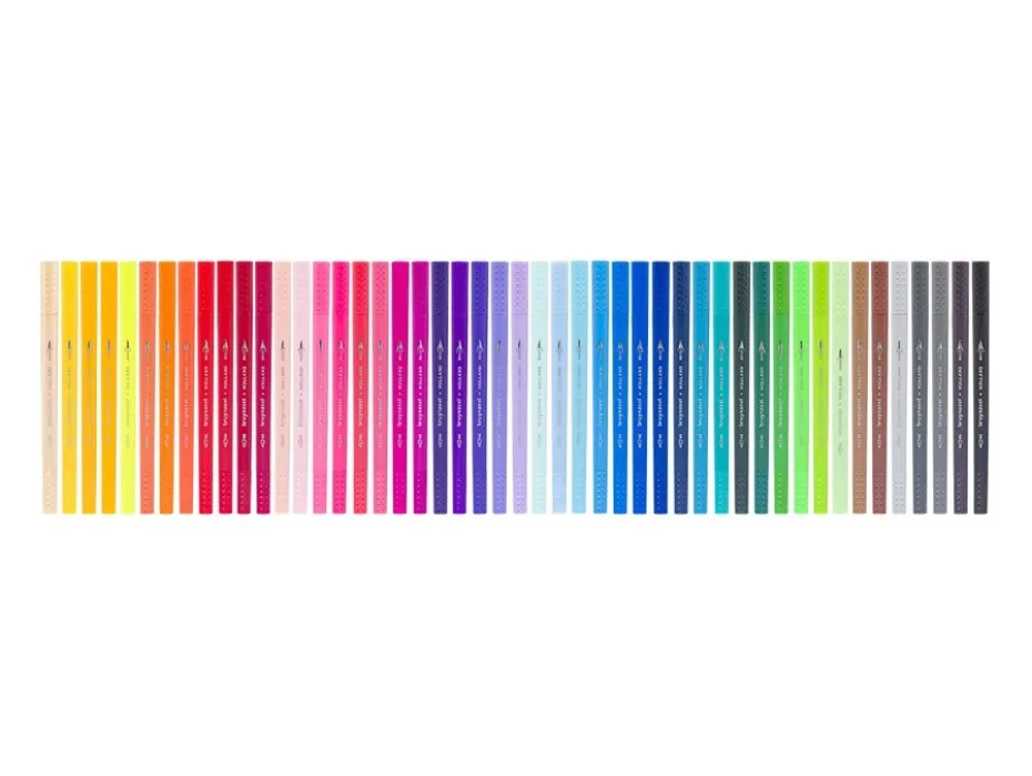 Bruynzeel Expression Fineliner Brushpen – Sett 48stk
