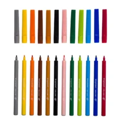 Bruynzeel KIDS – Felt Tips-tusjer Sett – 12stk