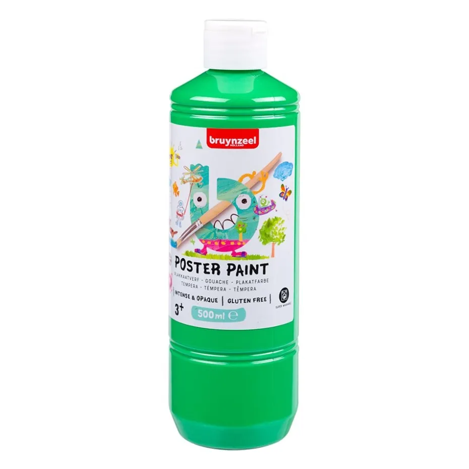 Bruynzeel Poster Paint Plakatmaling 500ml – 601 Lys Grønn