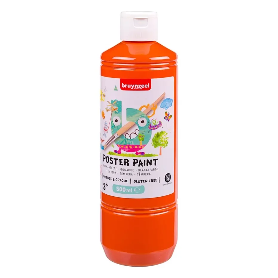 Bruynzeel Poster Paint Plakatmaling 500ml – 235 Oransje