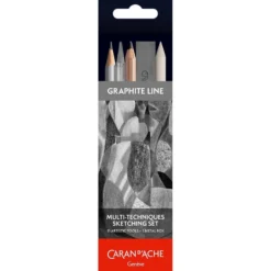 Caran d’Ache Graphite Line Multi Tech Skissesett – 11stk