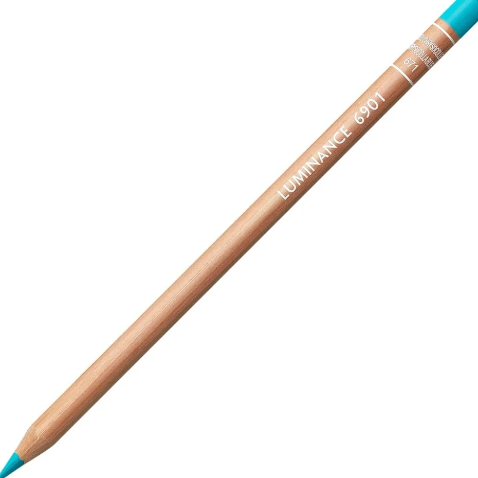 Caran d’Ache Luminance Blyant – 671 Chrysocolla Blue