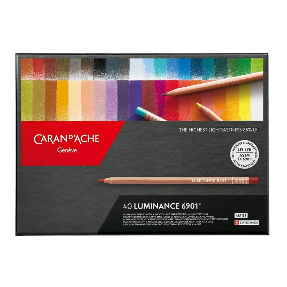 Caran d’Ache Luminance Blyant Sett – 40stk