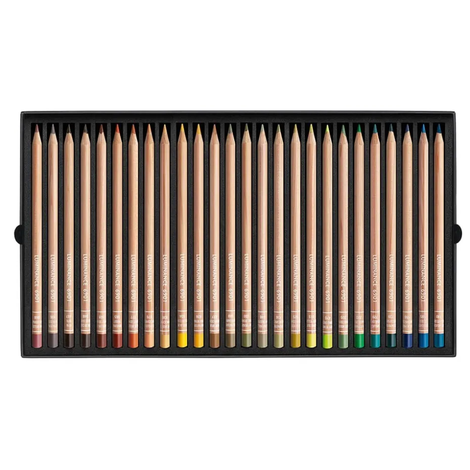 Caran d’Ache Luminance Blyant Sett – 76+2stk