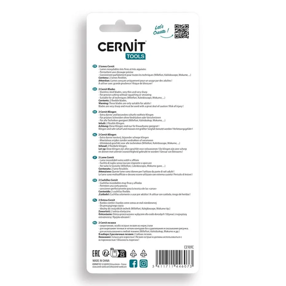 Cernit Blades Flexible – Sett 2stk – Fleksibelt blad