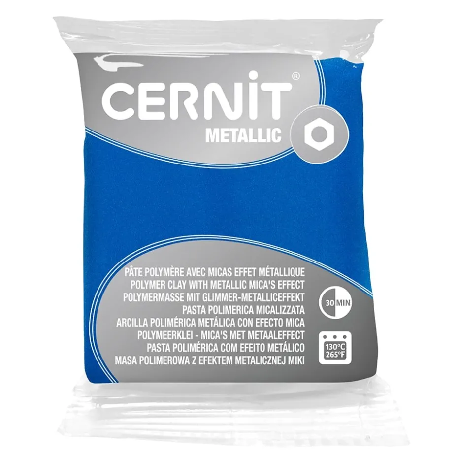 Cernit Polymerleire Metallic 56g – 200 Blue