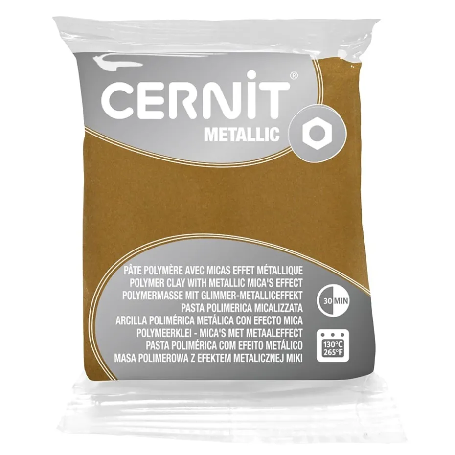 Cernit Polymerleire Metallic 56g – 053 Rich Gold