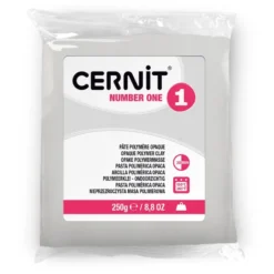 Cernit Polymerleire Number One 250g – 027 Hvit Opak