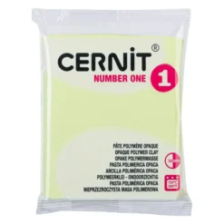 Cernit Polymerleire Number One 56g – 731 Pastell gul