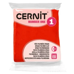 Cernit Polymerleire Number One 56g – 428 Valmuerød
