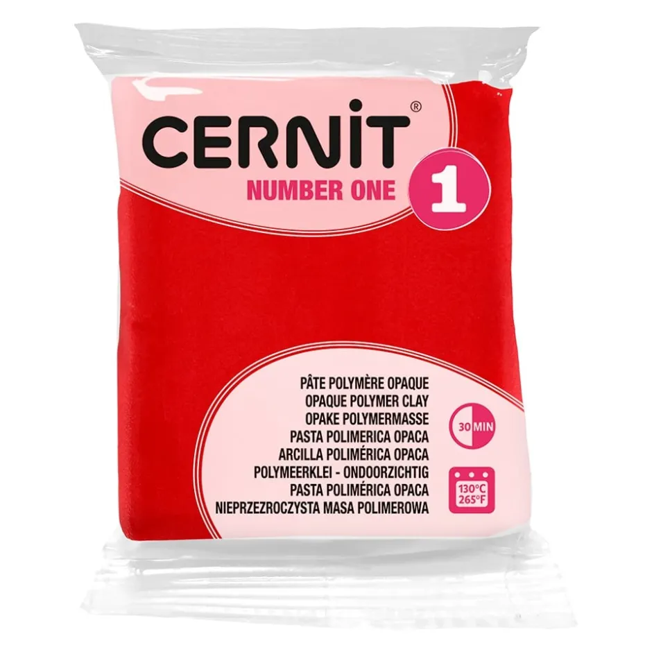 Cernit Polymerleire Number One 56g – 400 Rød
