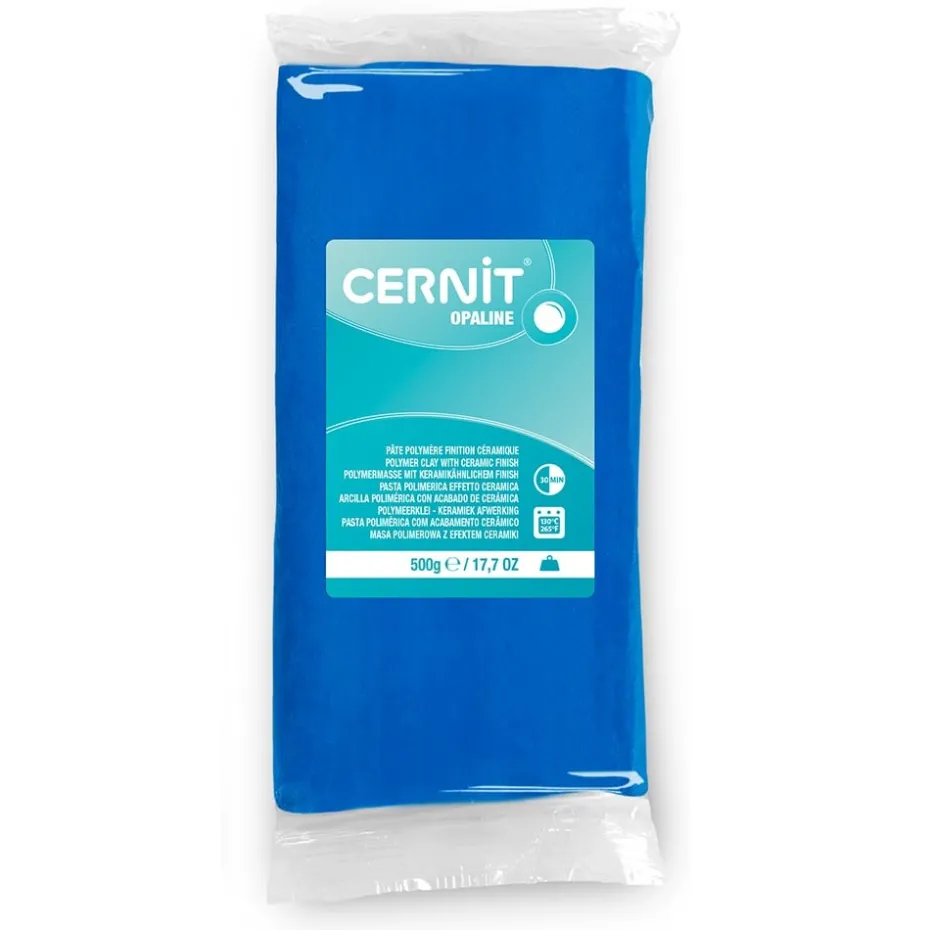 Cernit Polymerleire Opaline 500g – 261 Primary Blue