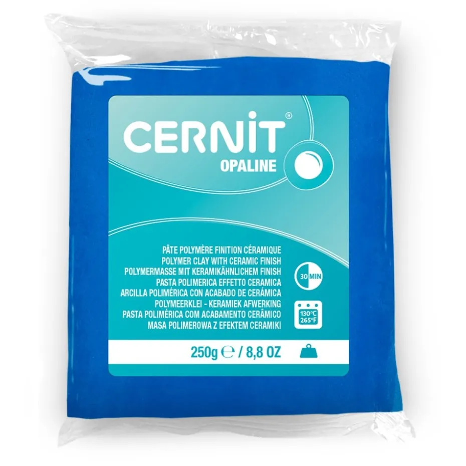 Cernit Polymerleire Opaline 250g – 261 Primary Blue
