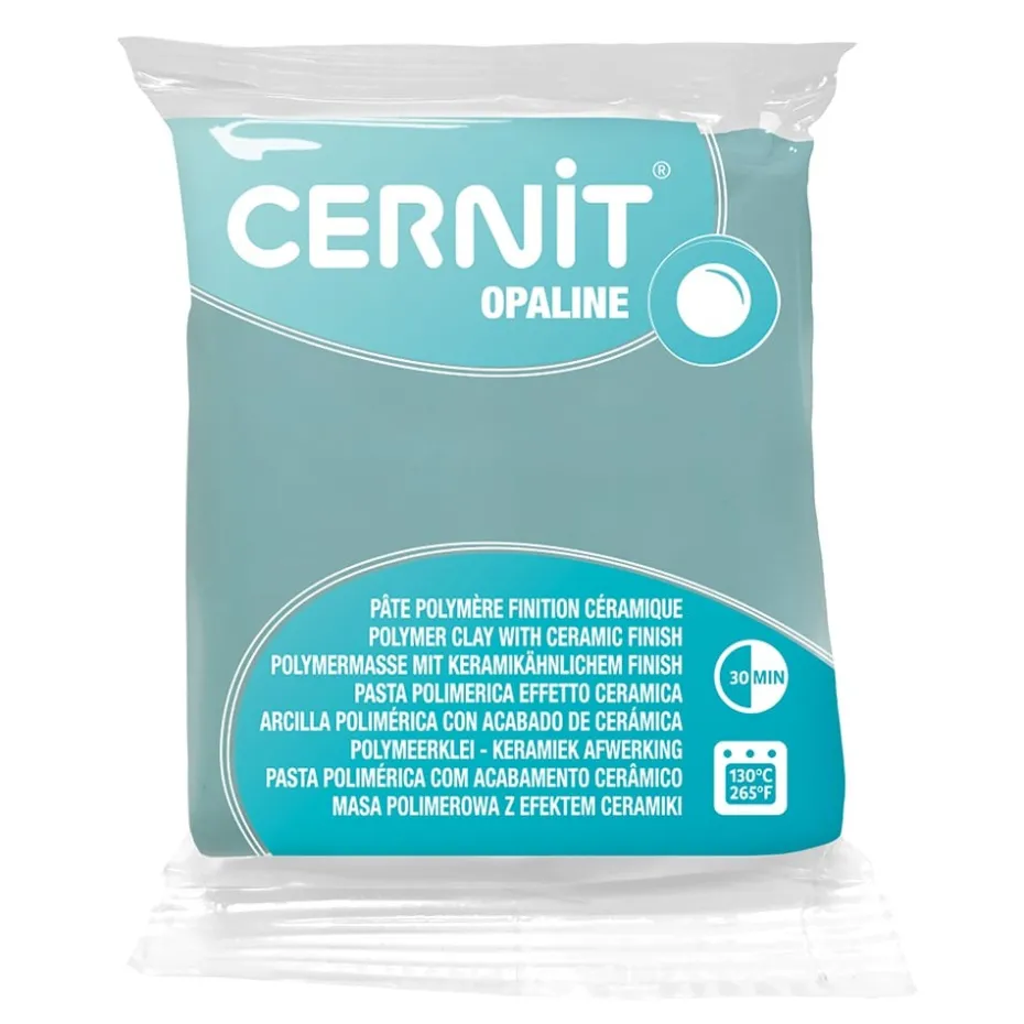 Cernit Polymerleire Opaline 56g – 640 Mint Green