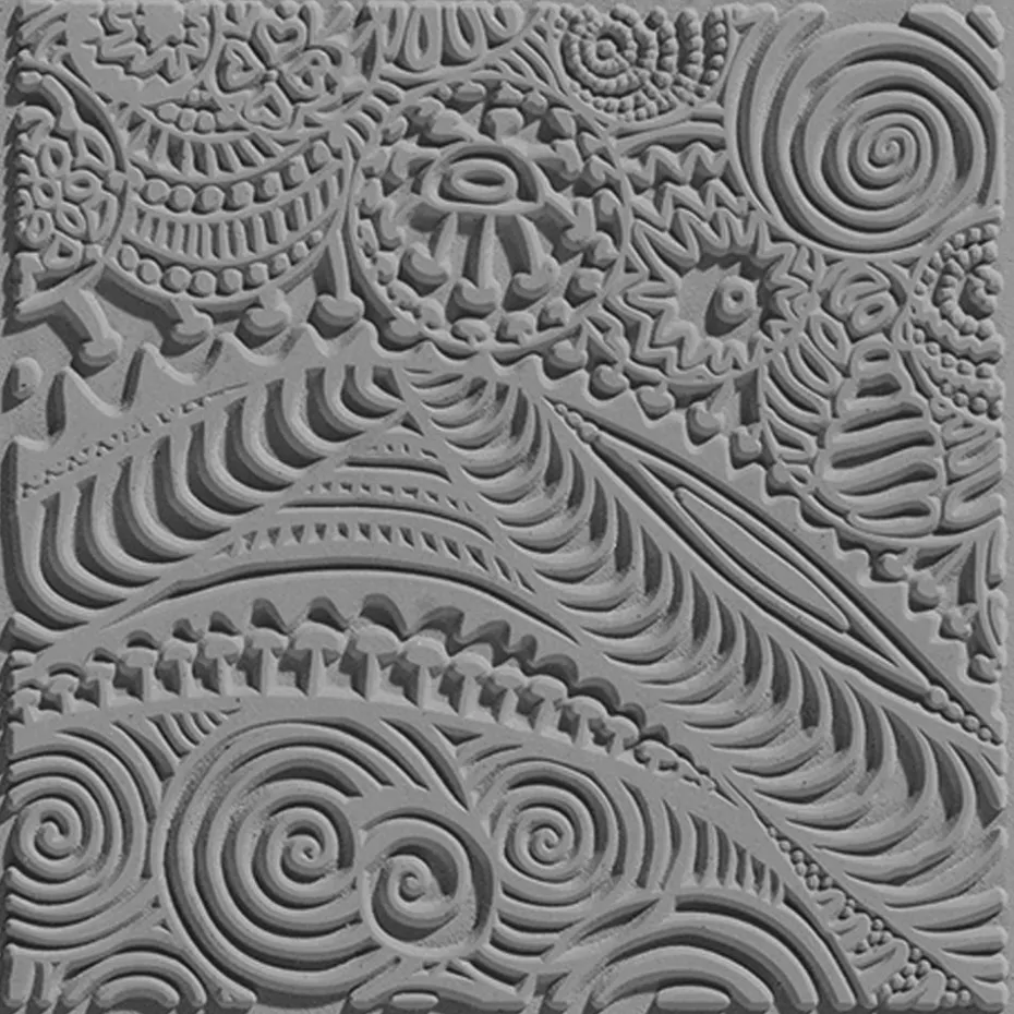 Cernit Texture Plate – Strukturplate 9x9cm – Freestyle