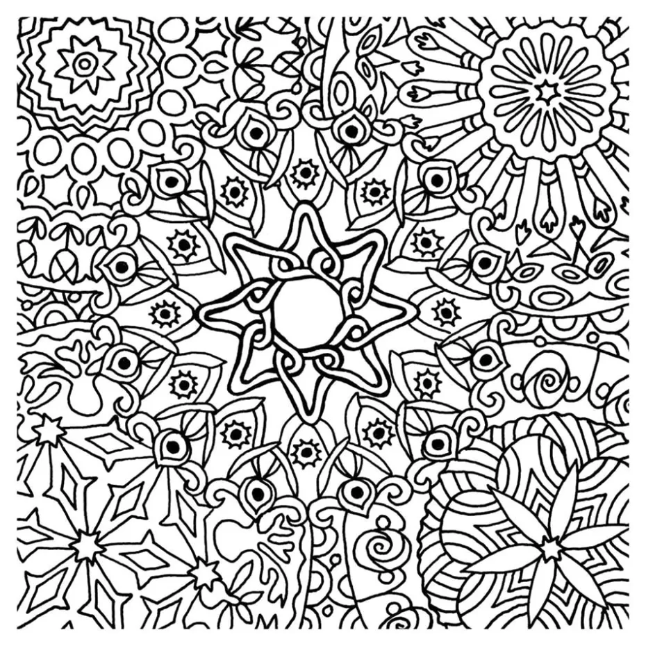 Cernit Texture Plate – Strukturplate 9x9cm – Mandala