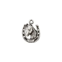 Charms 500830 20mm 83 Antikk sølv – Hestesko