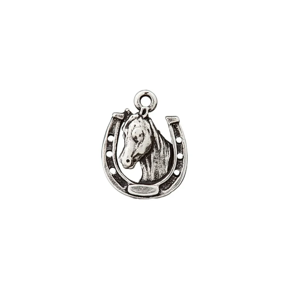 Charms 500830 20mm 83 Antikk sølv – Hestesko