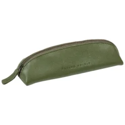 Clairefontaine Flying Spirit – Trekantpennal i skinn – Kaki