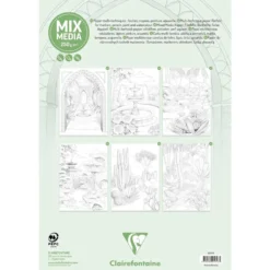 Clairefontaine Odelia Fargeleggingsbok A4 – Gardens