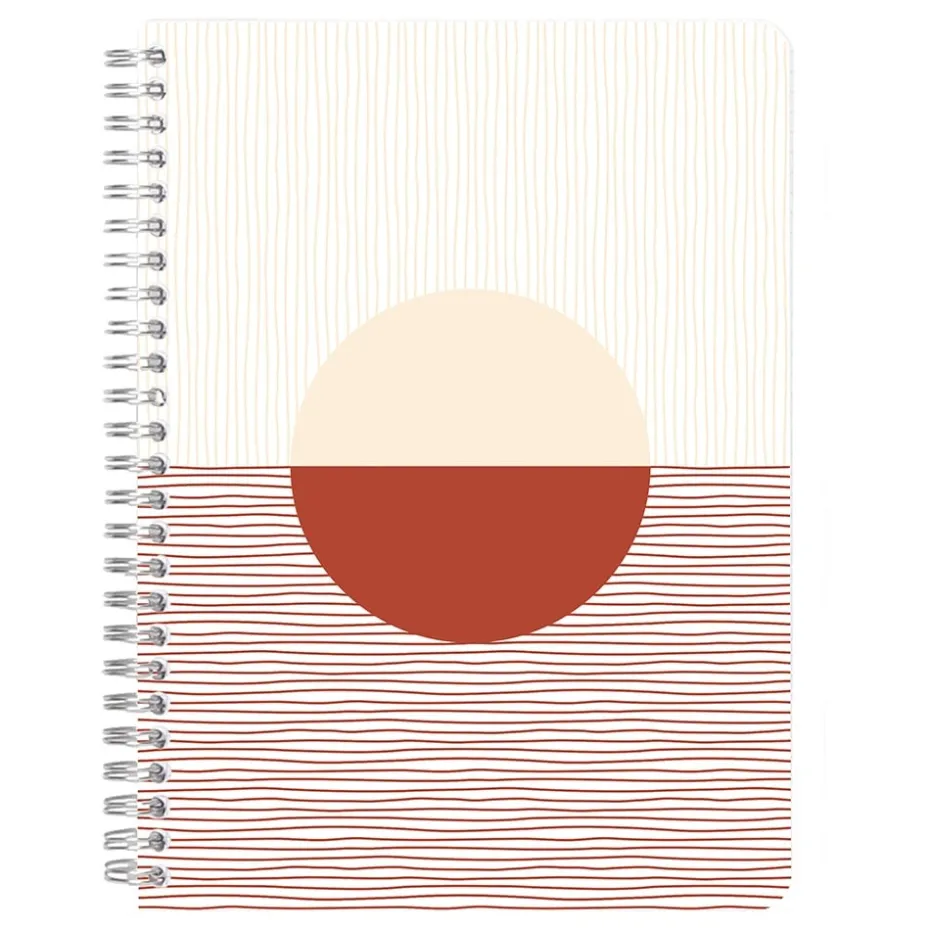 Clairefontaine Terracotta – Notatbok Spiral A5 Linjert