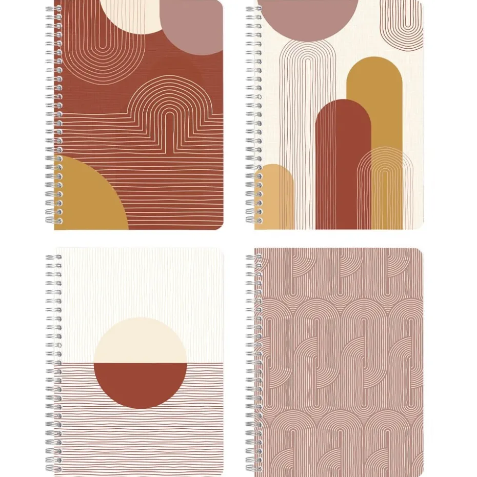 Clairefontaine Terracotta – Notatbok Spiral A5 Linjert