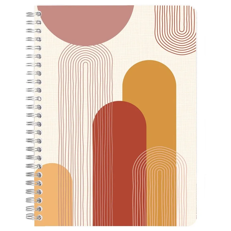 Clairefontaine Terracotta – Notatbok Spiral A5 Linjert