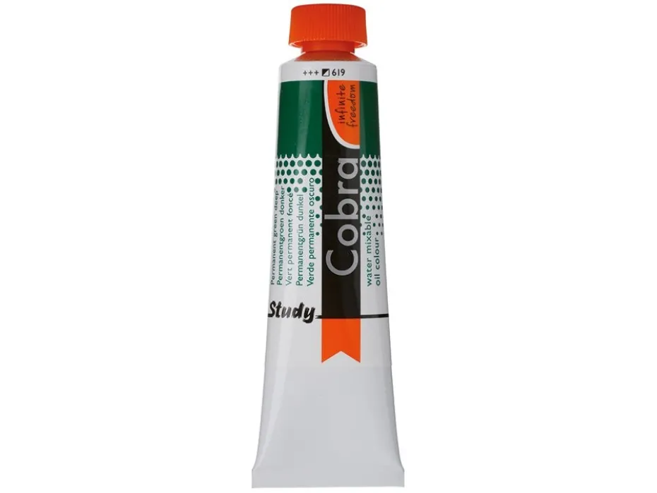 Cobra study 40ml – 619 Permanent green deep