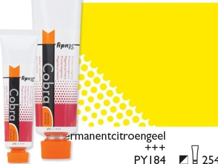Cobra study 40ml – 254 Permanent lemon yellow