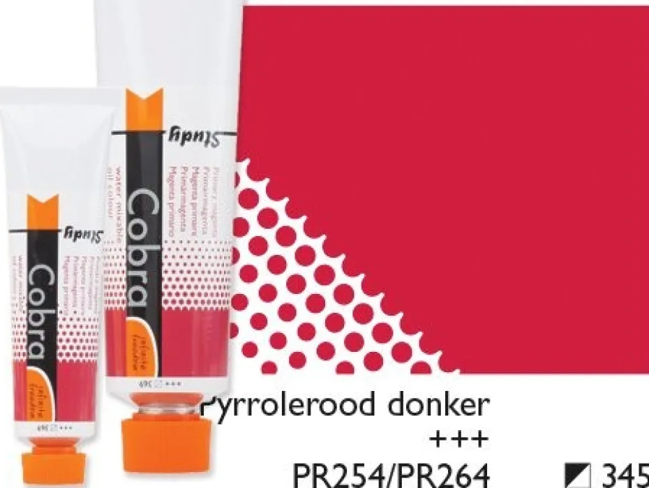 Cobra study 40ml – 345 Pyrrole red deep
