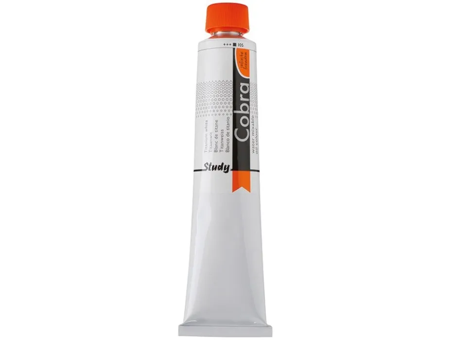 Cobra study 200ml – 105 Titanium white