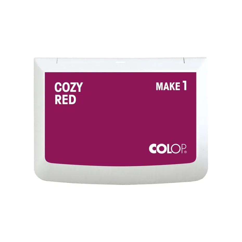COLOP Make1 Stempelpute – 50x90mm – Cozy Red