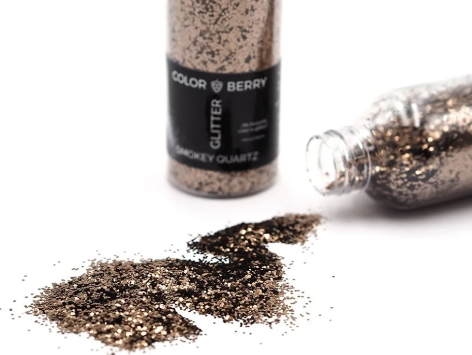 COLORBERRY Glitter Chunky 90g – CG10 Smokey Quartz