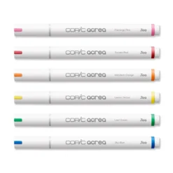 Copic Acrea Paint Marker – 0,8mm – Sett 6stk – Vivid