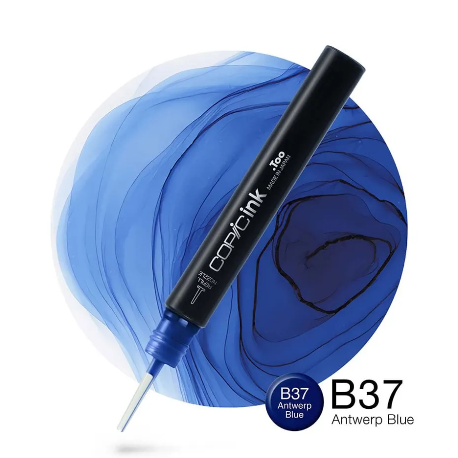 Copic Ink 12ml – B37 Antwerp Blue