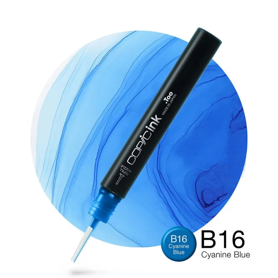 Copic Ink 12ml – B16 Cyanine Blue