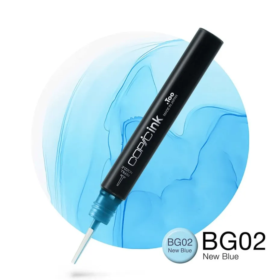 Copic Ink 12ml – BG02 New Blue
