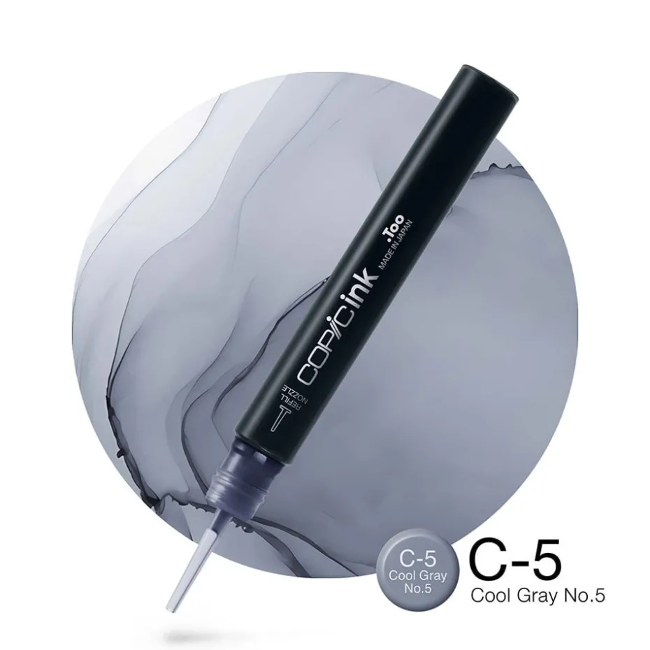 Copic Ink 12ml – C5 Cool Gray No.5