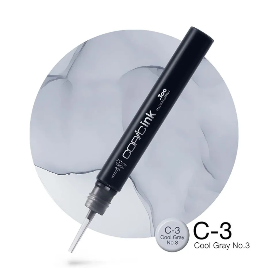 Copic Ink 12ml – C3 Cool Gray No.3