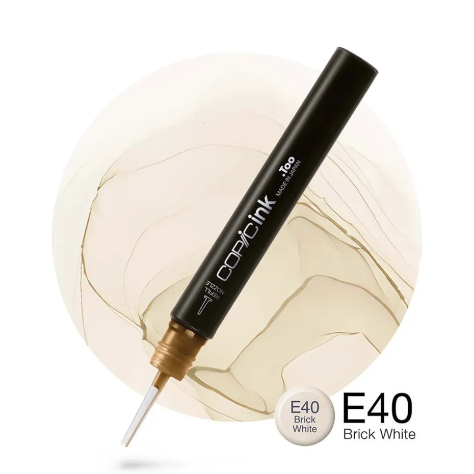 Copic Ink 12ml – E40 Brick White