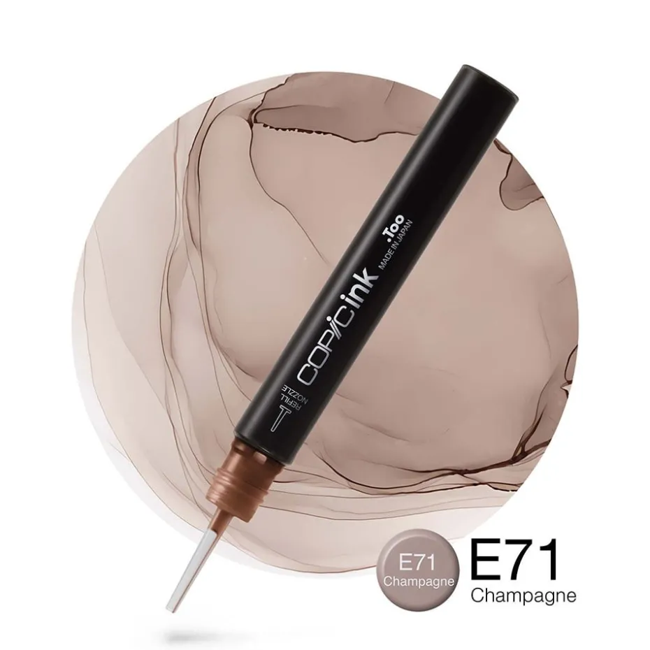 Copic Ink 12ml – E71 Champagne