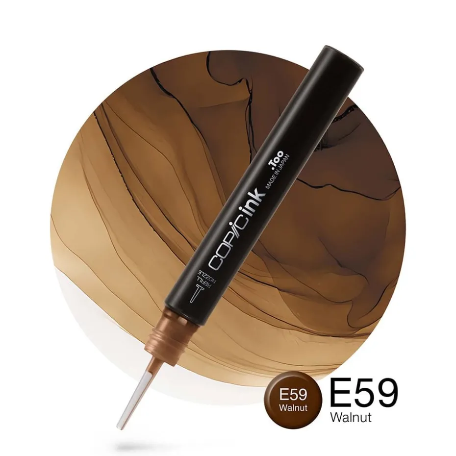Copic Ink 12ml – E59 Walnut